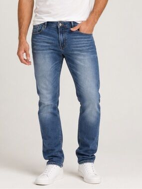 Tailor Vintage Conn Originals Faded Slim Fit Stretch‎ Mens Jeans Size 38x30